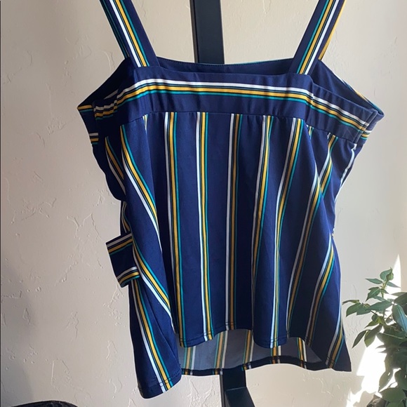 Blue Striped Tank - Picture 3 of 4